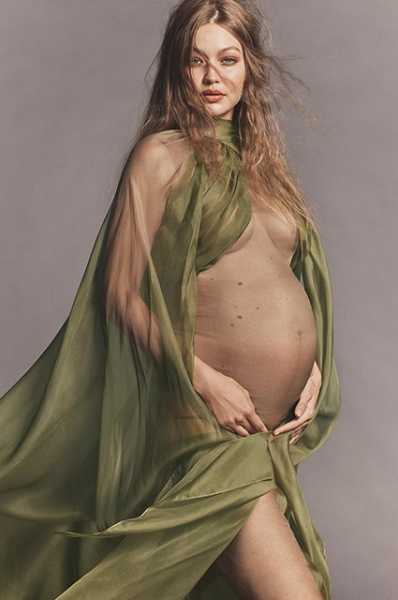 33-я неделя беременности: Джиджи Хадид поделилась новыми кадрами из фотосессии