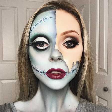 Хэллоуин близко: 55 вариантов макияжа под маску