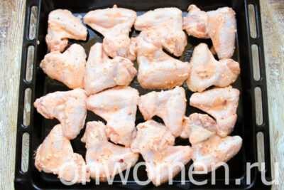 Куриные крылышки с аджикой в духовке: закуска, приготовленная в пряном маринаде