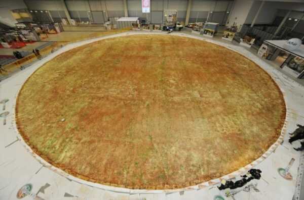 Самая большая пицца в мире и другие рекорды