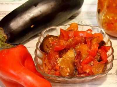 Баклажаны по-татарски – обалденная пикантная закуска-салат: лучшие рецепты на зиму