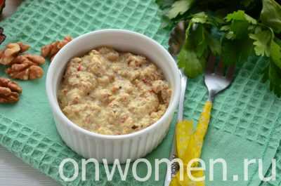 Ореховый соус «Баже»: пошаговый рецепт с фото